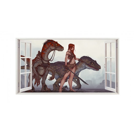 Sticker decorativ cu Dinozauri, 85 cm, 4240ST Sticker decorativ cu Dinozauri, 85 cm, 4240ST