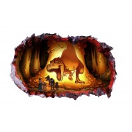 Sticker decorativ cu Dinozauri, 85 cm, 4245ST-1