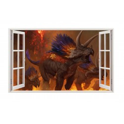 Sticker decorativ cu Dinozauri, 85 cm, 4251ST Sticker decorativ cu Dinozauri, 85 cm, 4251ST