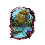 Sticker decorativ cu Dinozauri, 85 cm, 4253ST-1