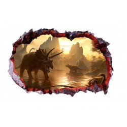 Sticker decorativ cu Dinozauri, 85 cm, 4263ST-1 Sticker decorativ cu Dinozauri, 85 cm, 4263ST-1