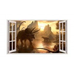 Sticker decorativ cu Dinozauri, 85 cm, 4263ST Sticker decorativ cu Dinozauri, 85 cm, 4263ST