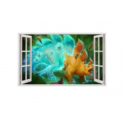 Sticker decorativ cu Dinozauri, 85 cm, 4264ST Sticker decorativ cu Dinozauri, 85 cm, 4264ST