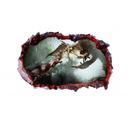 Sticker decorativ cu Dinozauri, 85 cm, 4268ST-1 Sticker decorativ cu Dinozauri, 85 cm, 4268ST-1