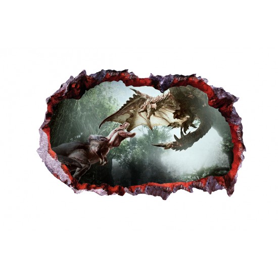 Sticker decorativ cu Dinozauri, 85 cm, 4268ST-1 Sticker decorativ cu Dinozauri, 85 cm, 4268ST-1