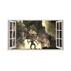 Sticker decorativ cu Dinozauri, 85 cm, 4270ST Sticker decorativ cu Dinozauri, 85 cm, 4270ST