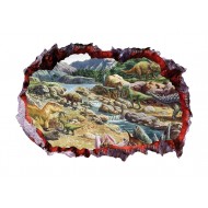 Sticker decorativ cu Dinozauri, 85 cm, 4277ST-1