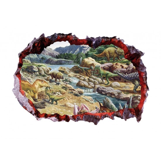 Sticker decorativ cu Dinozauri, 85 cm, 4277ST-1 Sticker decorativ cu Dinozauri, 85 cm, 4277ST-1