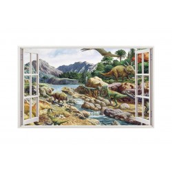 Sticker decorativ cu Dinozauri, 85 cm, 4277ST Sticker decorativ cu Dinozauri, 85 cm, 4277ST