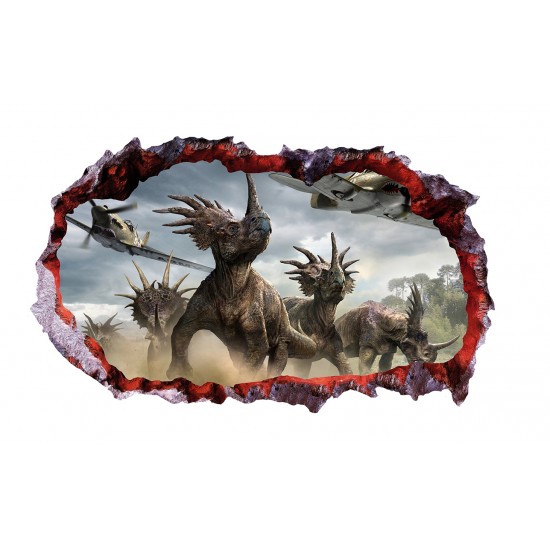 Sticker decorativ cu Dinozauri, 85 cm, 4282ST-1 Sticker decorativ cu Dinozauri, 85 cm, 4282ST-1