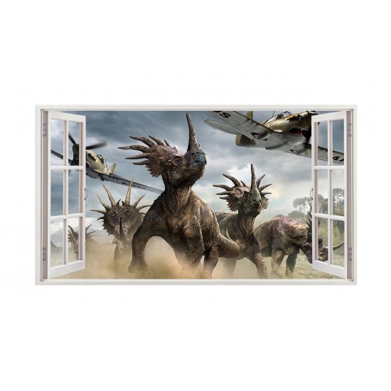 Sticker decorativ cu Dinozauri, 85 cm, 4282ST