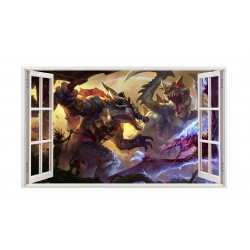 Sticker decorativ cu Dinozauri, 85 cm, 4286ST