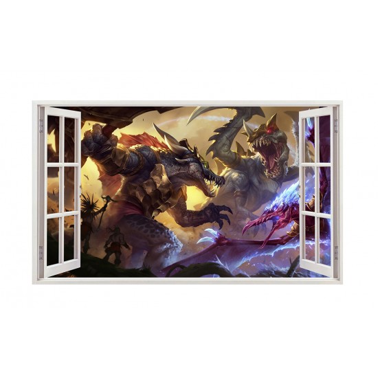 Sticker decorativ cu Dinozauri, 85 cm, 4286ST