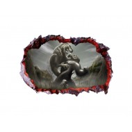 Sticker decorativ cu Dinozauri, 85 cm, 4293ST-1 Sticker decorativ cu Dinozauri, 85 cm, 4293ST-1