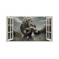 Sticker decorativ cu Dinozauri, 85 cm, 4293ST