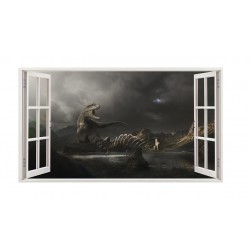 Sticker decorativ cu Dinozauri, 85 cm, 4302ST