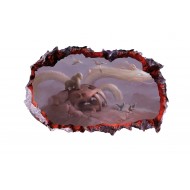 Sticker decorativ cu Dinozauri, 85 cm, 4305ST-1 Sticker decorativ cu Dinozauri, 85 cm, 4305ST-1