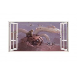 Sticker decorativ cu Dinozauri, 85 cm, 4305ST Sticker decorativ cu Dinozauri, 85 cm, 4305ST
