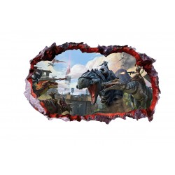 Sticker decorativ cu Dinozauri, 85 cm, 4306ST-1 Sticker decorativ cu Dinozauri, 85 cm, 4306ST-1