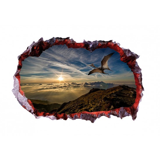 Sticker decorativ cu Dinozauri, 85 cm, 4307ST-1 Sticker decorativ cu Dinozauri, 85 cm, 4307ST-1