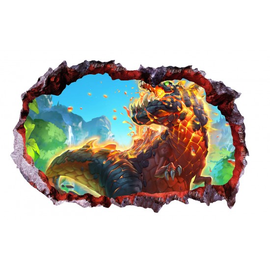 Sticker decorativ cu Dinozauri, 85 cm, 4313ST-1 Sticker decorativ cu Dinozauri, 85 cm, 4313ST-1