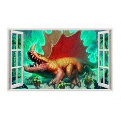 Sticker decorativ cu Dinozauri, 85 cm, 4315ST Sticker decorativ cu Dinozauri, 85 cm, 4315ST