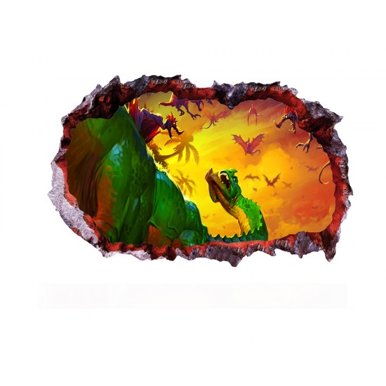 Sticker decorativ cu Dinozauri, 85 cm, 4317ST-1