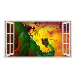 Sticker decorativ cu Dinozauri, 85 cm, 4317ST Sticker decorativ cu Dinozauri, 85 cm, 4317ST