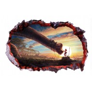 Sticker decorativ cu Dinozauri, 85 cm, 4321ST-1 Sticker decorativ cu Dinozauri, 85 cm, 4321ST-1
