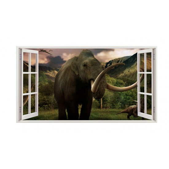 Sticker decorativ cu Dinozauri, 85 cm, 4322ST Sticker decorativ cu Dinozauri, 85 cm, 4322ST