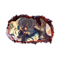 Sticker decorativ cu Dinozauri, 85 cm, 4323ST-1 Sticker decorativ cu Dinozauri, 85 cm, 4323ST-1