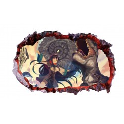 Sticker decorativ cu Dinozauri, 85 cm, 4323ST-1 Sticker decorativ cu Dinozauri, 85 cm, 4323ST-1