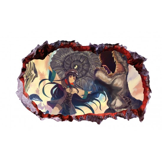 Sticker decorativ cu Dinozauri, 85 cm, 4323ST-1 Sticker decorativ cu Dinozauri, 85 cm, 4323ST-1