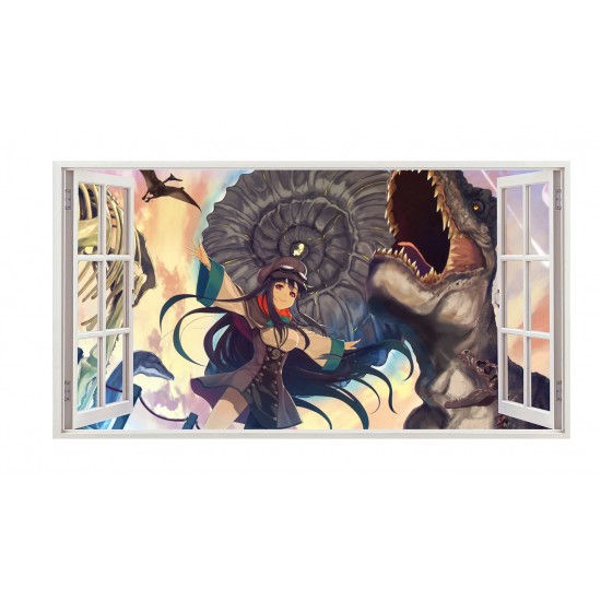 Sticker decorativ cu Dinozauri, 85 cm, 4323ST Sticker decorativ cu Dinozauri, 85 cm, 4323ST