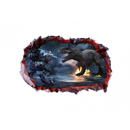 Sticker decorativ cu Dinozauri, 85 cm, 4332ST-1 Sticker decorativ cu Dinozauri, 85 cm, 4332ST-1