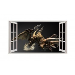Sticker decorativ cu Dinozauri, 85 cm, 4334ST Sticker decorativ cu Dinozauri, 85 cm, 4334ST