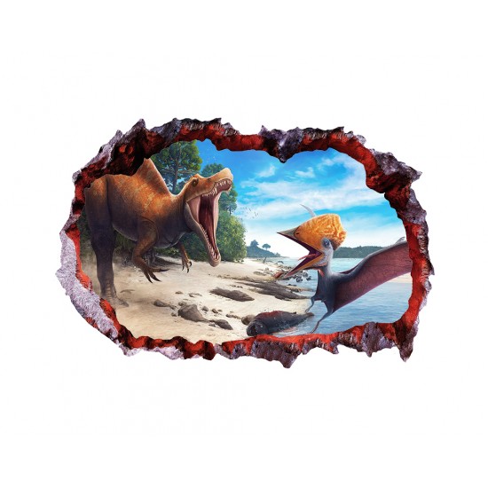 Sticker decorativ cu Dinozauri, 85 cm, 4335ST-1 Sticker decorativ cu Dinozauri, 85 cm, 4335ST-1
