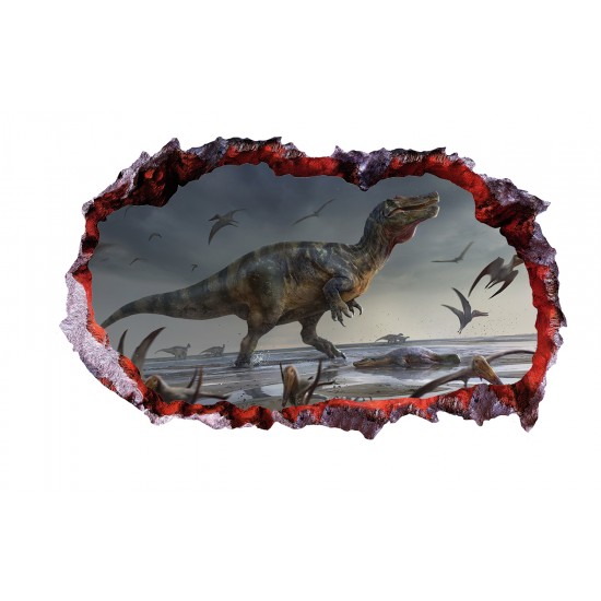 Sticker decorativ cu Dinozauri, 85 cm, 4340ST-1 Sticker decorativ cu Dinozauri, 85 cm, 4340ST-1