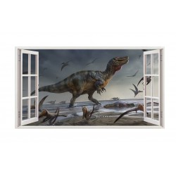 Sticker decorativ cu Dinozauri, 85 cm, 4340ST Sticker decorativ cu Dinozauri, 85 cm, 4340ST