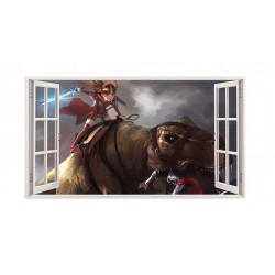 Sticker decorativ cu Dinozauri, 85 cm, 4342ST Sticker decorativ cu Dinozauri, 85 cm, 4342ST