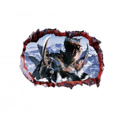 Sticker decorativ cu Dinozauri, 85 cm, 4343ST-1 Sticker decorativ cu Dinozauri, 85 cm, 4343ST-1