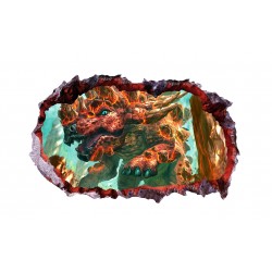 Sticker decorativ cu Dinozauri, 85 cm, 4347ST-1 Sticker decorativ cu Dinozauri, 85 cm, 4347ST-1