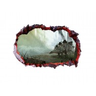 Sticker decorativ cu Dinozauri, 85 cm, 4356ST-1 Sticker decorativ cu Dinozauri, 85 cm, 4356ST-1