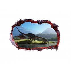 Sticker decorativ cu Dinozauri, 85 cm, 4358ST-1 Sticker decorativ cu Dinozauri, 85 cm, 4358ST-1