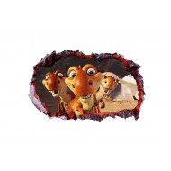 Sticker decorativ cu Dinozauri, 85 cm, 4369ST-1 Sticker decorativ cu Dinozauri, 85 cm, 4369ST-1