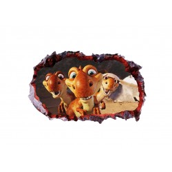 Sticker decorativ cu Dinozauri, 85 cm, 4369ST-1 Sticker decorativ cu Dinozauri, 85 cm, 4369ST-1