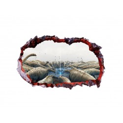 Sticker decorativ cu Dinozauri, 85 cm, 4371ST-1 Sticker decorativ cu Dinozauri, 85 cm, 4371ST-1