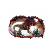 Sticker decorativ cu Dinozauri, 85 cm, 4377ST-1 Sticker decorativ cu Dinozauri, 85 cm, 4377ST-1
