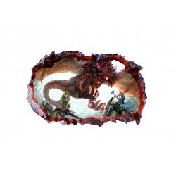 Sticker decorativ cu Dinozauri, 85 cm, 4377ST-1 Sticker decorativ cu Dinozauri, 85 cm, 4377ST-1