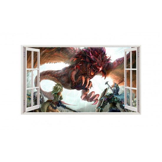 Sticker decorativ cu Dinozauri, 85 cm, 4377ST Sticker decorativ cu Dinozauri, 85 cm, 4377ST
